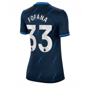 Chelsea Wesley Fofana #33 Bortatröja Kvinnor 2023-24 Kortärmad